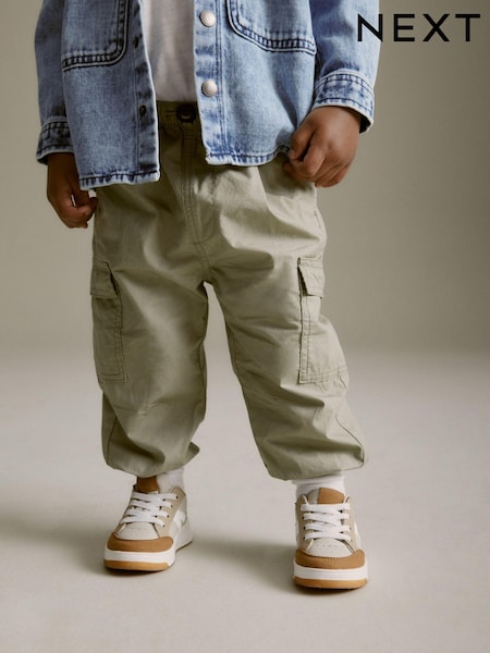 Sage Green Toggle Cargo Trousers (3mths-7yrs) (504687) | €6.50 - €7.50