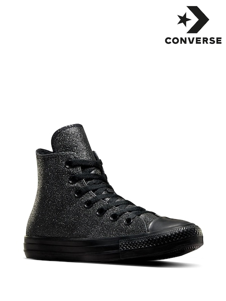 Converse Black Glitter Chuck Taylor High Top Trainers (505079) | €41.50