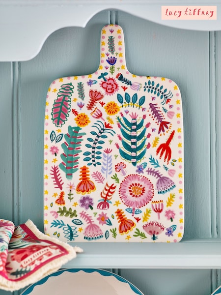 Lucy Tiffney Multi Floral Ceramic Platter (505225) | €26