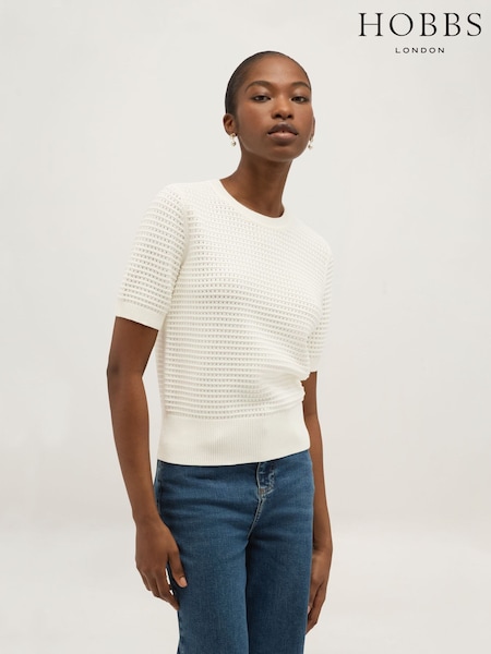 White - Hobbs Leah Jumper