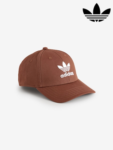 adidas Originals Brown Trefoil 100% Cotton Baseball Cap (506627) | €12
