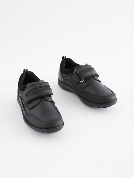 Black Standard Fit (F) School Leather Single Strap Shoes (506696) | 170 zł - 270 zł