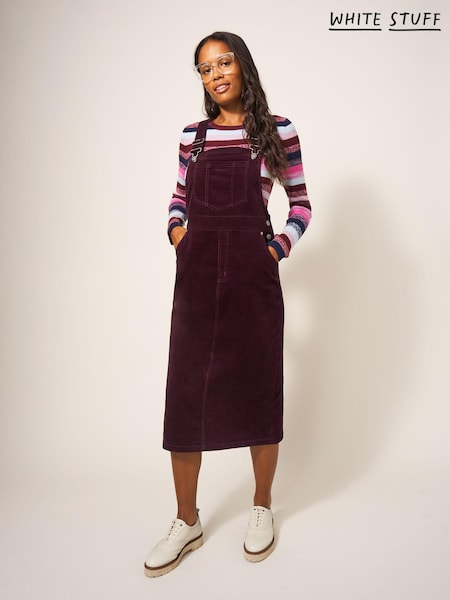 White Stuff Emmie Organic Cord Midi Pinny (506857) | €47.50