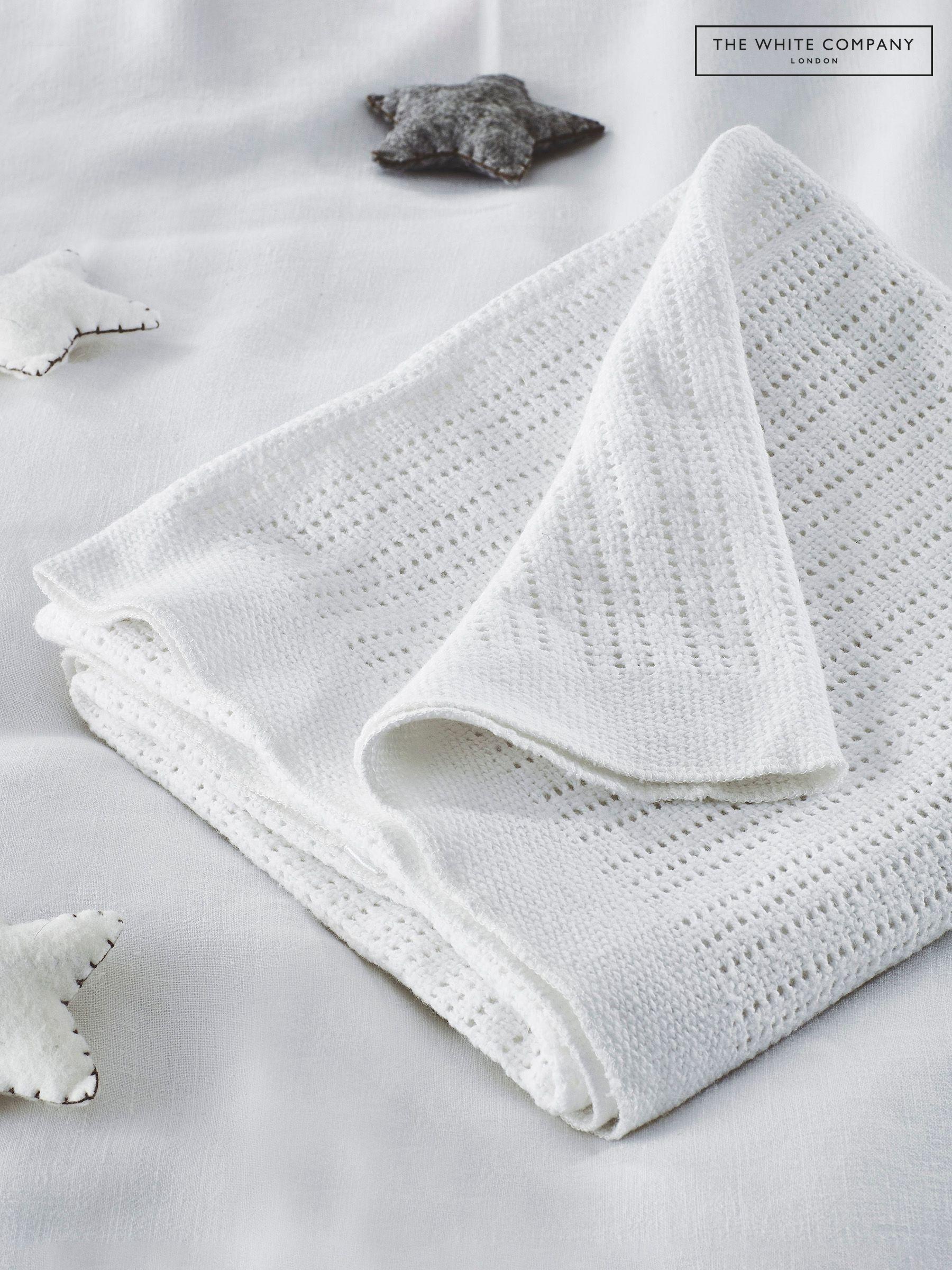 White company baby blanket outlet