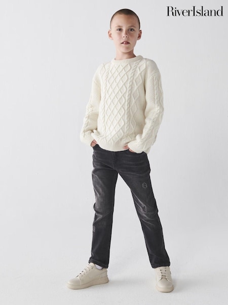 River Island Boys Slim Relaxed 100% Cotton Jeans (507635) | €12 - €17
