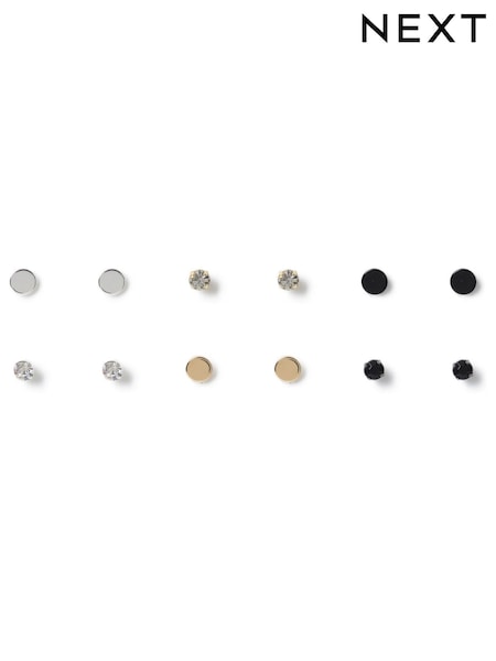 Silver Tone Mix Metal Studs 6 Pack (507678) | 961 UAH