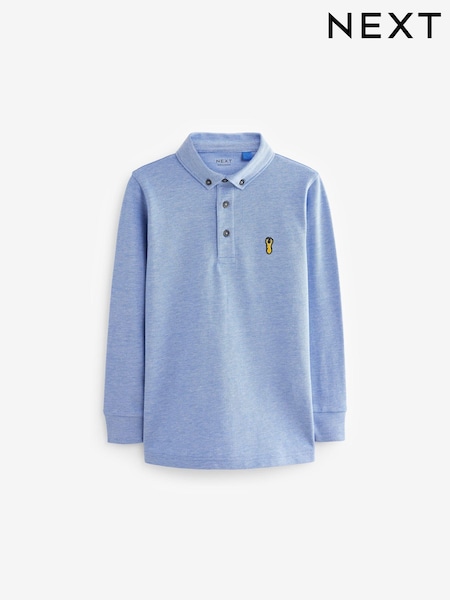 Blue Long Sleeve Polo Shirt (3-16yrs) (507690) | €14 - €23