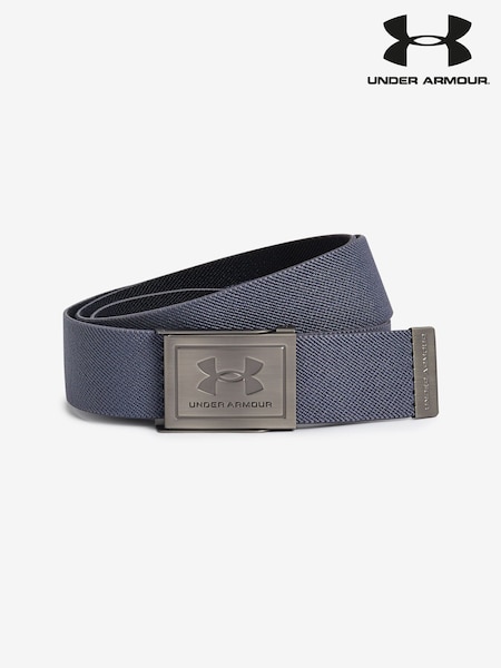 אפור/שחור - Under Armour חגורת בד סטרץ', דגם Webb (507845) | ‏85‏₪