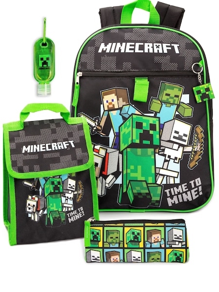 Vanilla Underground Black Minecraft Backpack Set (507906) | €47