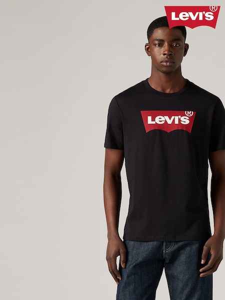 Levi's® Black Standard Housemark 100% Cotton T-Shirt (508341) | €16