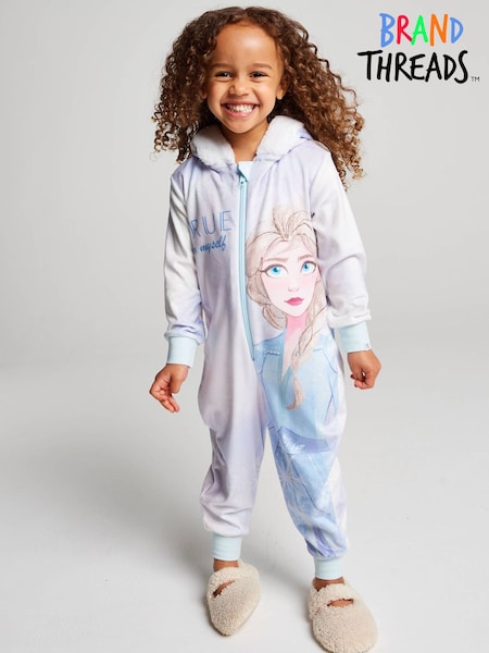 Blue - Brand Threads Frozen Fleece All-in-one