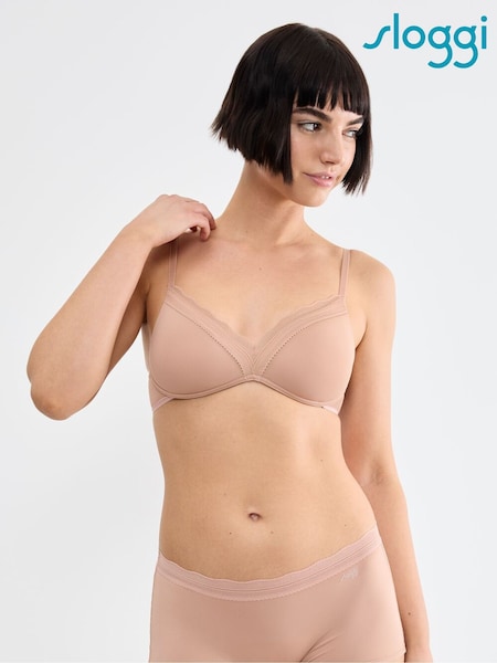 Brown - Sloggi Go Blush Pushup Bra