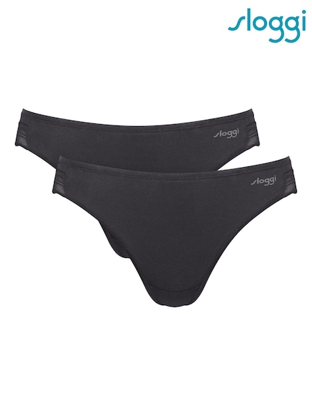 Черный - Sloggi Go Blush High Leg Knickers 2 Pack