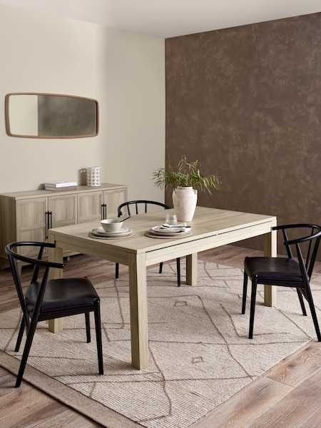 Light Natural Langton 6 to 8 Seater Extending Dining Table (509020) | €750