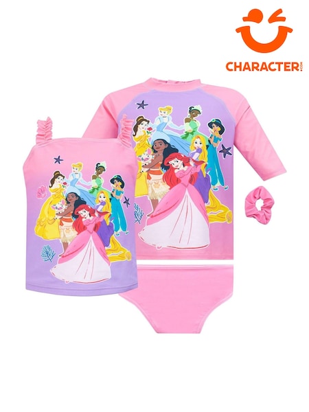 Character Pink Disney Princess 4 Piece Swim Set (509367) | €38