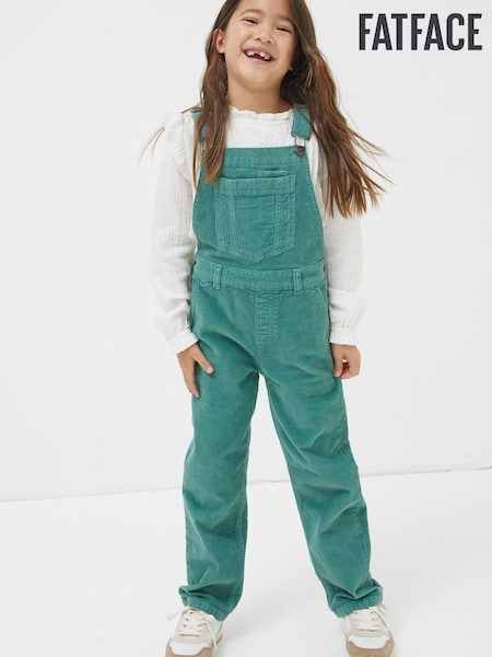 FatFace Green Cora Cord Dungarees (509601) | €18.50