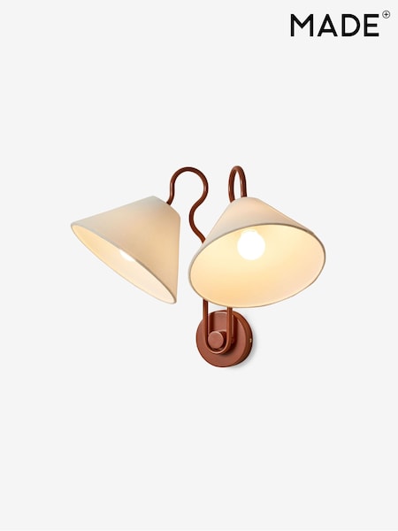 MADE.COM Red Madelyn Double Wall Light (510259) | €94