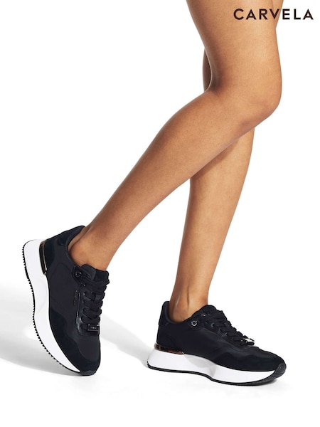 Черно-оливковый - Carvela Flare Trainers (511126) | €197