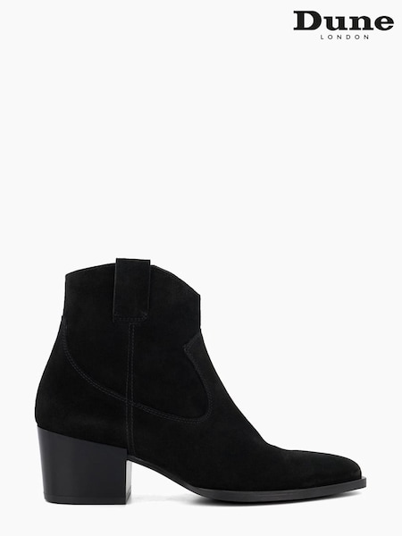 Черный - Dune London Possible Western Low Boots (511151) | €46