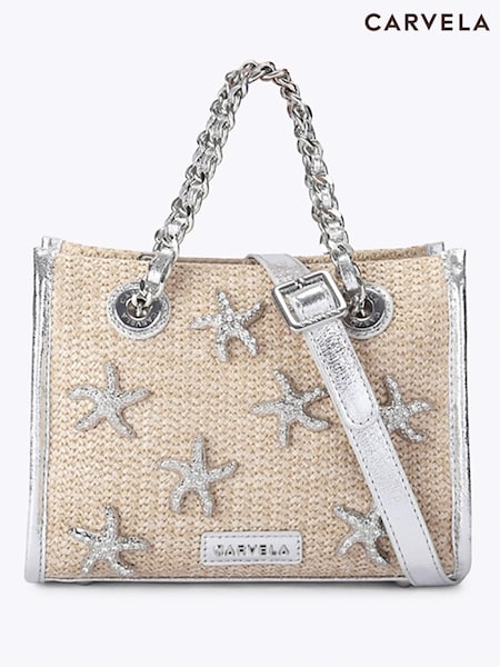 Silver - Carvela Marina Starfish Micro Bag