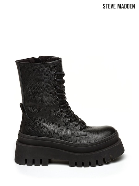 Steve Madden Coast Bootie Black Leather (512272) | 1,266 LEI