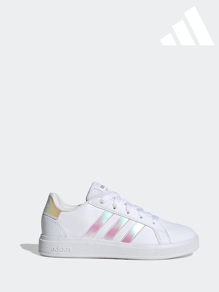 adidas White Grand Court Trainers (512760) | kr428