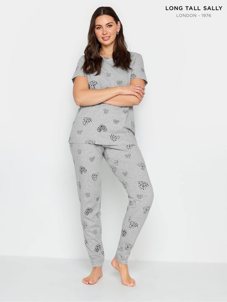 Long Tall Sally Animal Heart Print 100% Cotton Pyjama Set (513243) | ‏144 ر.ق.