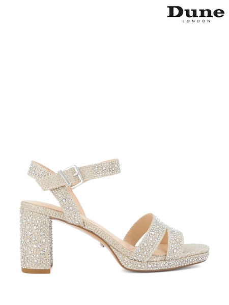 Metallic - Dune London Manifesting Smart Sandals
