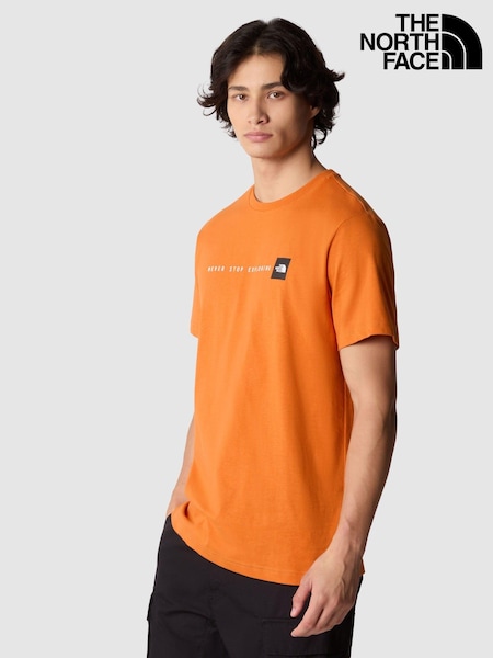 The North Face Brown Never Stop Exploring 100% Cotton T-Shirt (513743) | €17