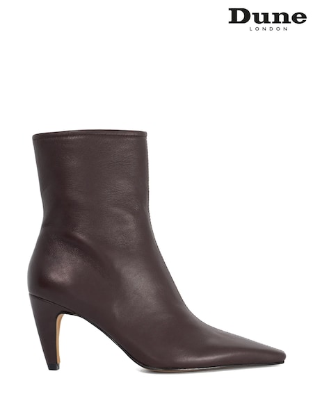 Brown - Dune London Overt Ankle Boots