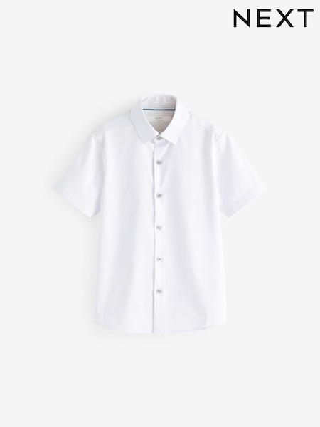 White Short Sleeve Shirt (3-16yrs) (513930) | €5 - €8