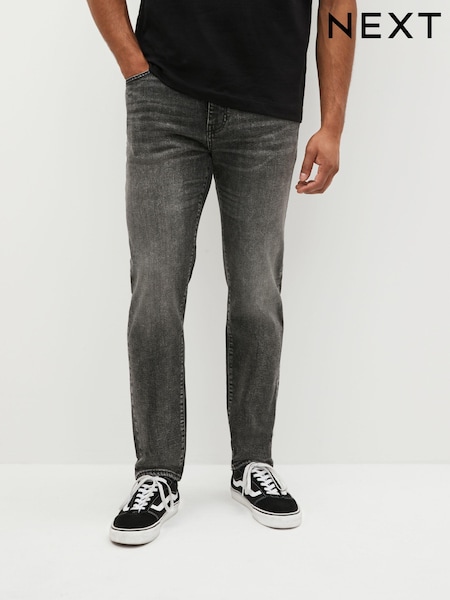 Grey Regular Fit Vintage Stretch Authentic Jeans (514054) | €6