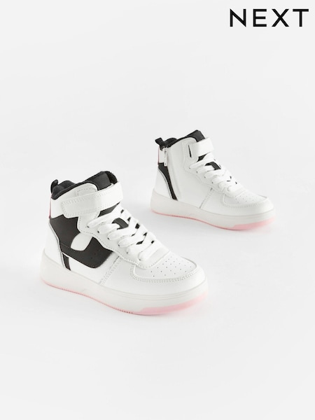 Pink Mono Retro High Top Trainers (514557) | €14.50 - €19