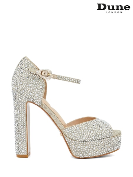 Metallic - Dune London Myans Smart Sandals