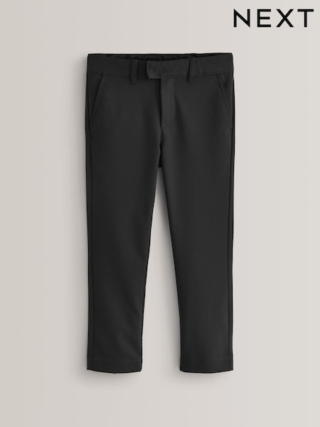 Black Slim Waist School Formal Stretch Skinny Trousers (3-17yrs) (515523) | €11 - €22