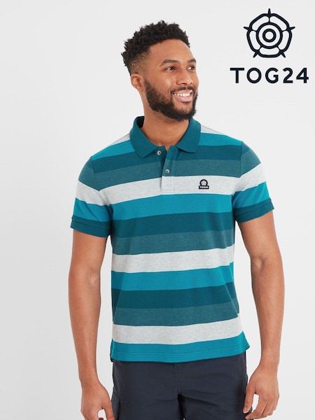 Tog 24 Blue Flaxby Deep Port Polo T-Shirt (515911) | 144 QAR