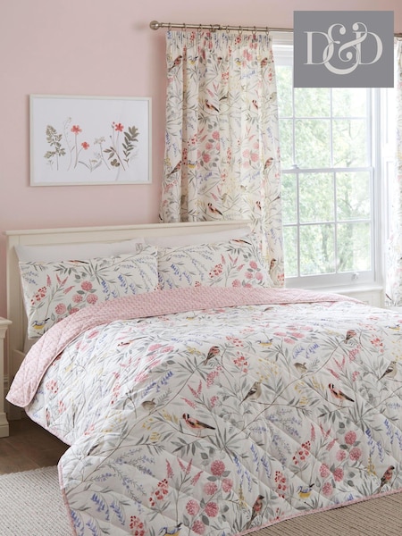 Dreams & Drapes Pink Caraway Quilted Bedspread (516013) | LEI 372