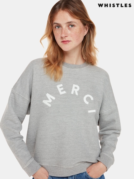 Whistles Merci Logo Sweater (516721) | ‏518 د.إ.‏