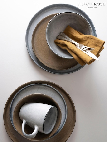 Dutch Rose Set of 4 Grey Serenity Mini Mugs (516811) | €37