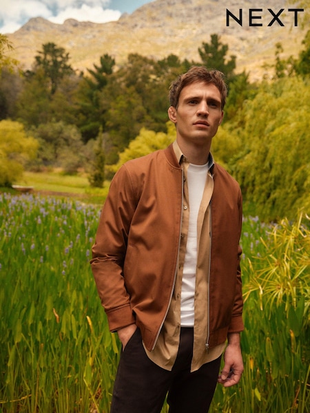 Rust Brown Smart Bomber Jacket (516980) | €10