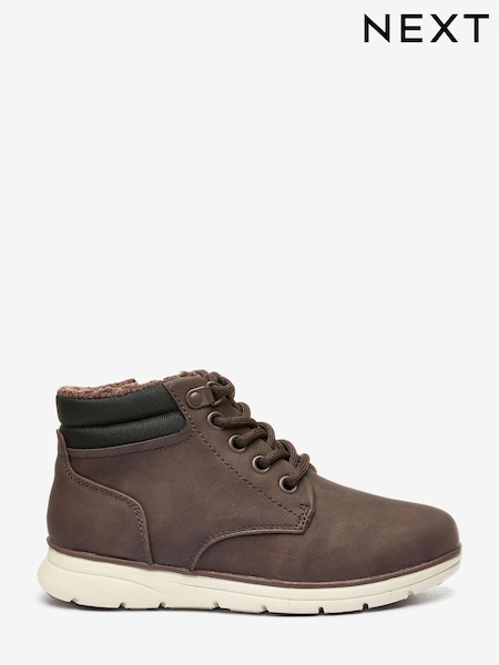 Chocolate Brown Warm Lined Boots (517126) | €11.50 - €15
