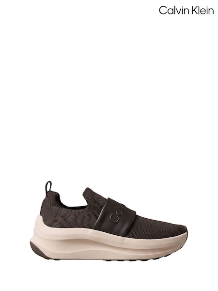 Dark  Brown - Calvin Klein Slip-on Runner Trainers