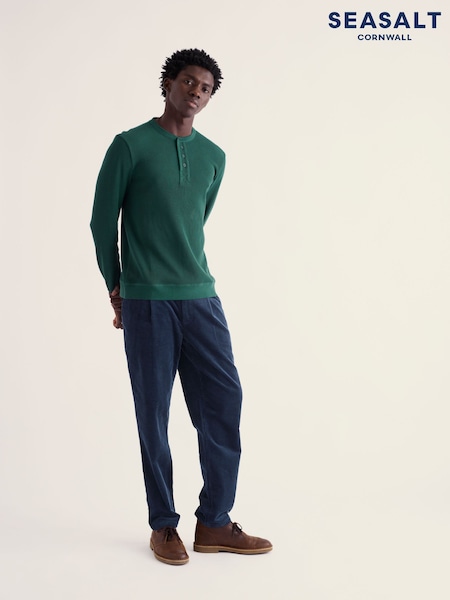 Green - Regular Seasalt Cornwall Brigantine Long Sleeve Top