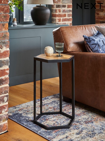 Natural Jefferson Pine Side Table (517457) | €145