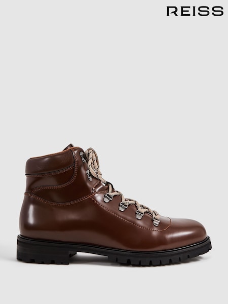 Mörk solbränna - Reiss Ashdown Nubuk Leather Hiking Boots (517575) | kr5 640