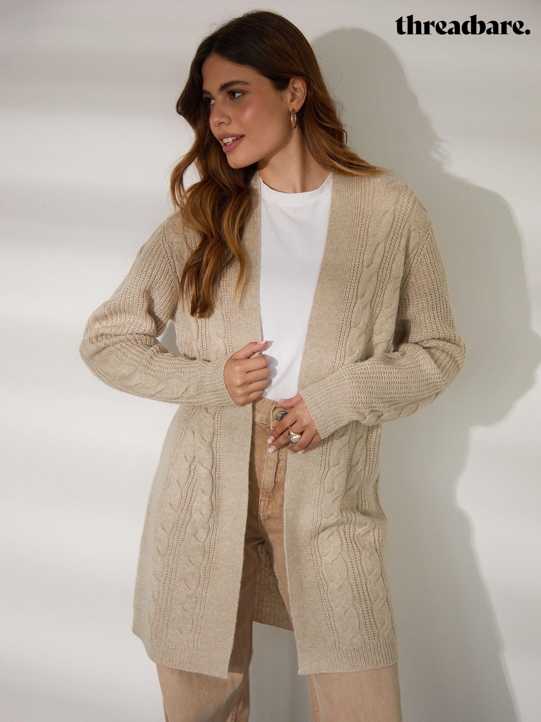 Women s Cable Cardigans Women s Longline Cardigan Next UAE