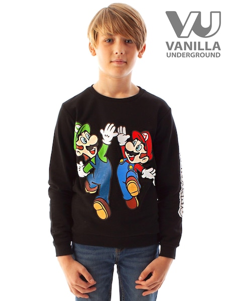 Vanilla Underground Boys Mario 100% Cotton Sweatshirt (518035) | ‏99 ر.ق.