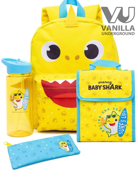 Vanilla Underground Yellow Baby Shark Baby Shark Backpack Set (518318) | €44