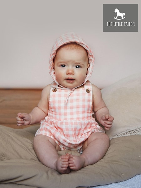 The Little Tailor Baby Woven Shorty 100% Cotton Dungarees (518340) | kr286