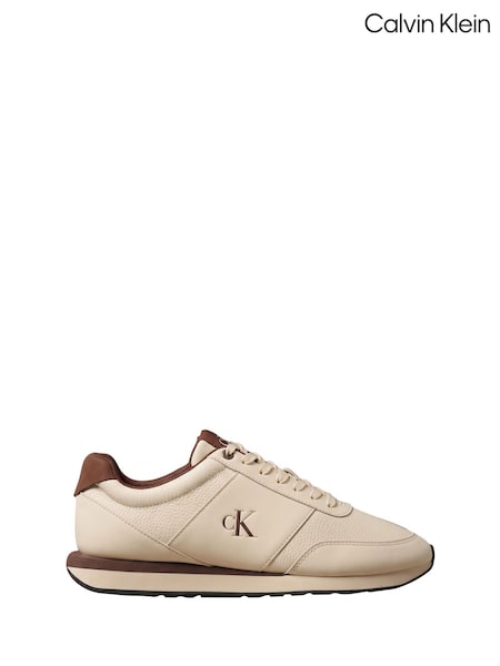 White - Regular Calvin Klein Signature Logo Runner Trainers